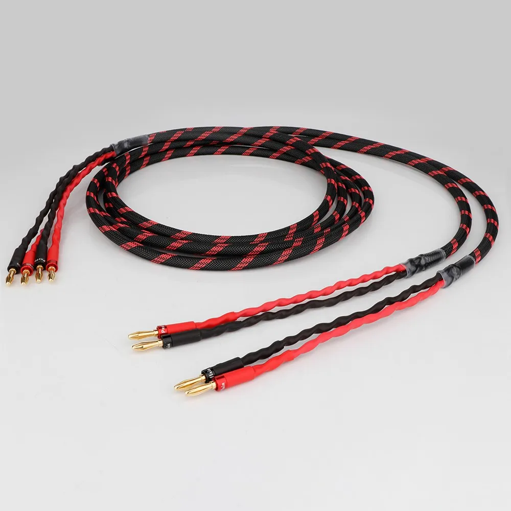 Canare L-4S8F oxygen-free copper audio loudspeaker cable HI-FI high-end amplifier 99.998% speaker cable Banana plug