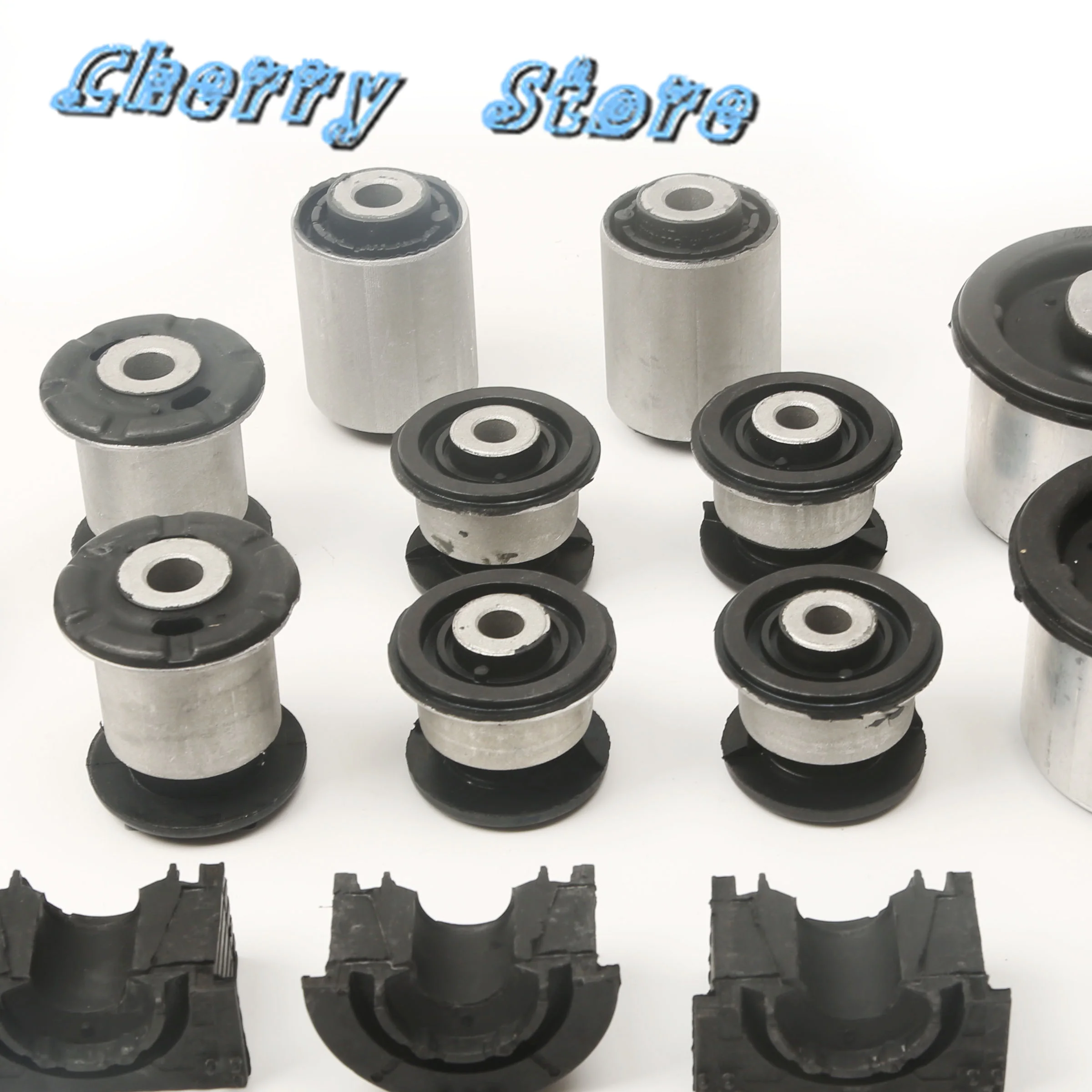 Control Arm Bushing Bushings Set 14pc For Porsche Panamera 970 3.6L Platinum 4.8L 2010-2013 97034379305 97034379205 97034124502