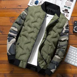 DIMUSI Winter Men Bomber Jacket Casual Cotton Thick Warm Parkas Coats Male Thermal Outwear Windbreaker Jackets Clothing 4XL