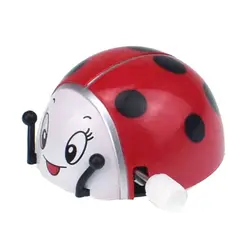 Spring Ladybird Wind Up Somersault Rotation Toys Kids Children Gifts Funny Play Insect Toy Clockwork Interactive,random color