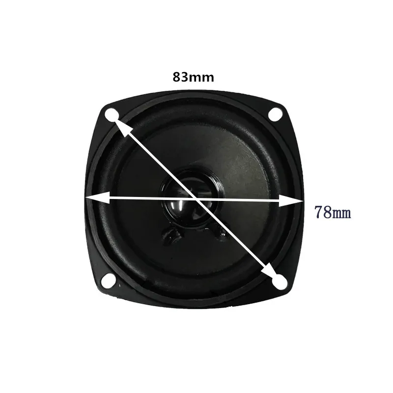 SOTAMIA 2Pcs 3 Inch Sound Speaker Driver 4 Ohm 15W Amplifier Speaker Full Rnage Audio Loudspeaker DIY Home Theater