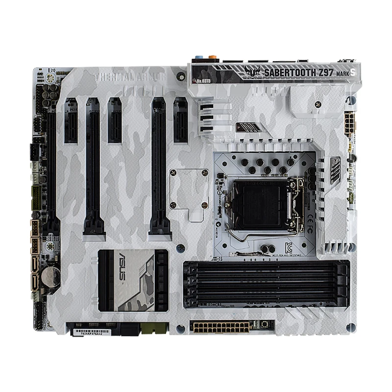 Asus SABERTOOTH Z97 MARK S Motherboard LGA 1150 Intel Z97 DDR3 32GB support i3-4150 4370 4570S 4690 i7-4770 cpu 6×SATA III ATX