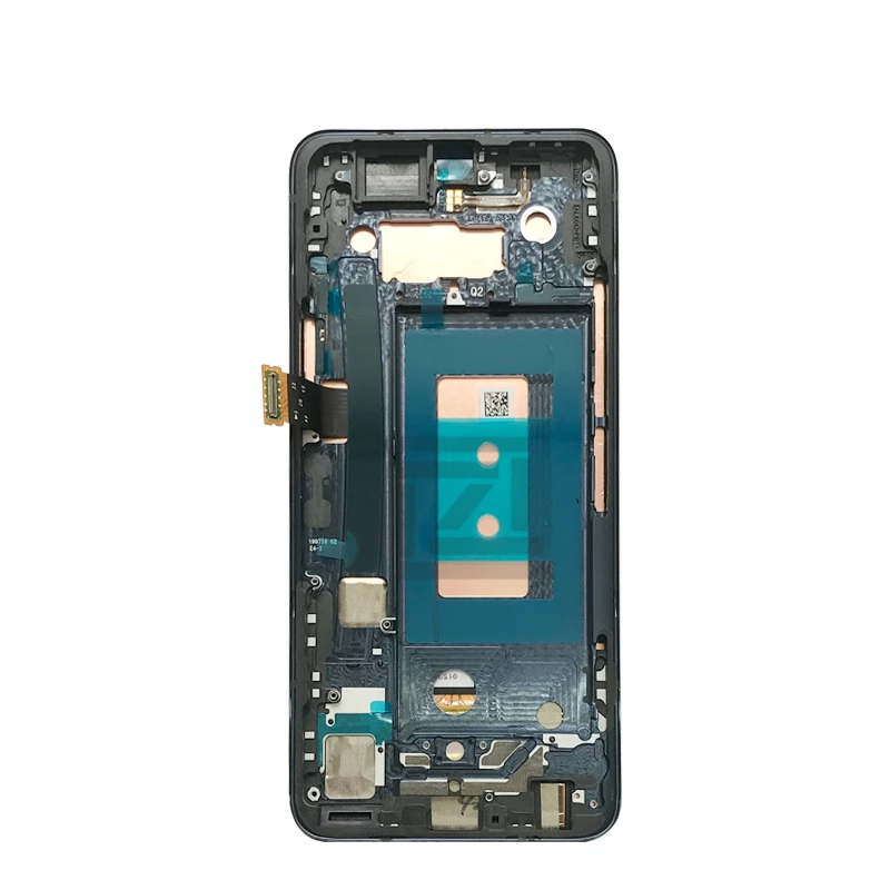 Dla LG G8X ThinQ Wyświetlacz LCD Ekran dotykowy Digitizer Zespół + Ramka Wyświetlacz Zamiennik Dla LG G8X Wyświetlacz LCD LLMG850EMW 6.4\'\'