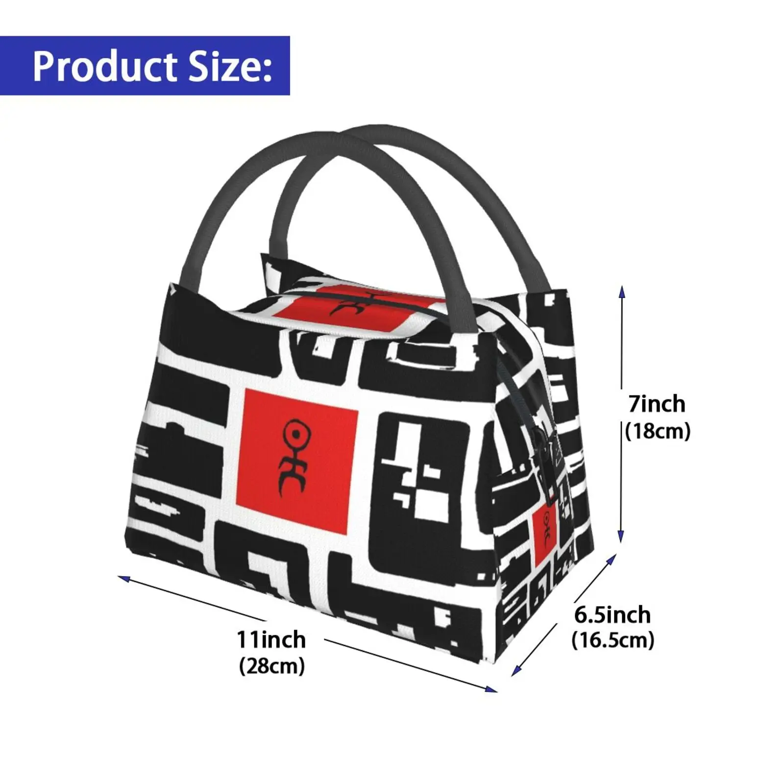 Cooler Lunch Bag Picnic Bag Einsturzende Neubauten Industrial Artwork Einsturzende Neubauten Industrial Rock