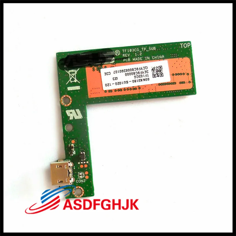 

TF103C_ REV1.2 USB Charger Board Touch Control Board With Flex Cable Replacement Parts Asus Transformer Pad TF103C TF103CG