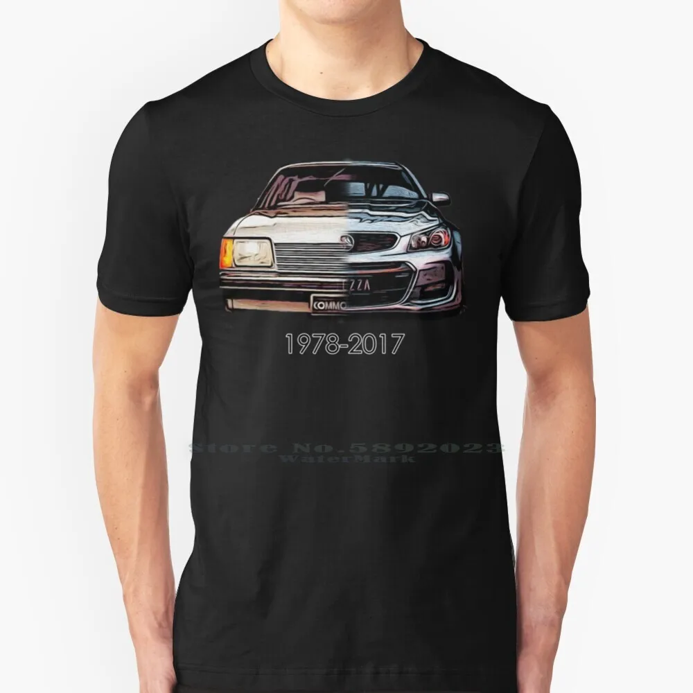 Rip Holden Commodore T Shirt 100% Pure Cotton Big Size Holden Commodore Vf Vb Australia Rip