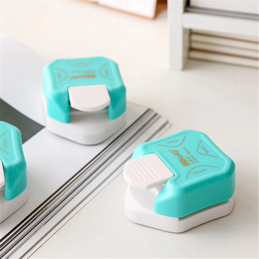3 In 1 Corner Rounder Paper Punch R4 R7 R10 punzonatrice In plastica fai da te Circle Pattern Card Paper Photo Hole Punch Cutter Tool