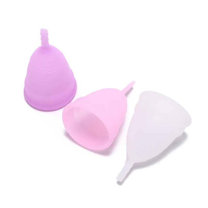 Medical Grade Silicone Menstrual Cup Women Lady Menstrual Period Cup Coppetta Mestruale Coupe Feminine Hygiene Menstrual Cup