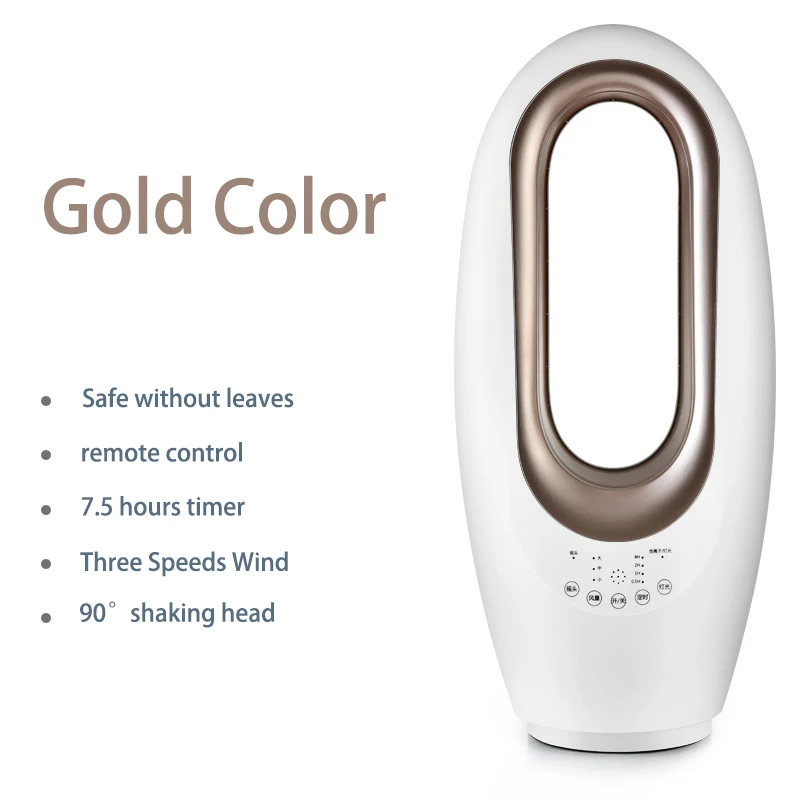 ブレードレスファンタワー,リモコン付き,7.5時間,家庭,オフィス,空気循環用のスタンドファン,浄化fs68