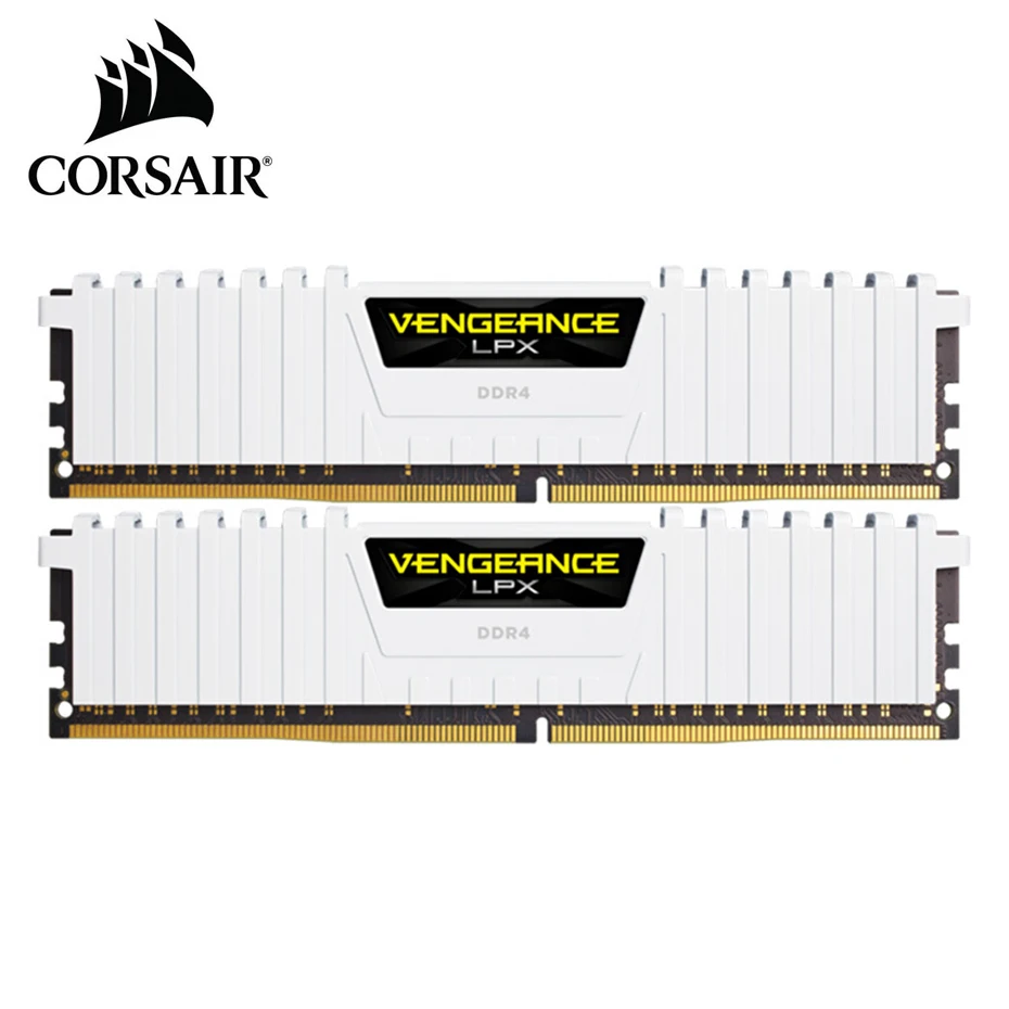 CORSAIR VENGEANCE LPX PC white Memory RAM DDR4 8GB 16GB 32GB Memoria 2666Mhz 3000Mhz 3200Mhz  Module PC Desktop RAM Memory DIMM