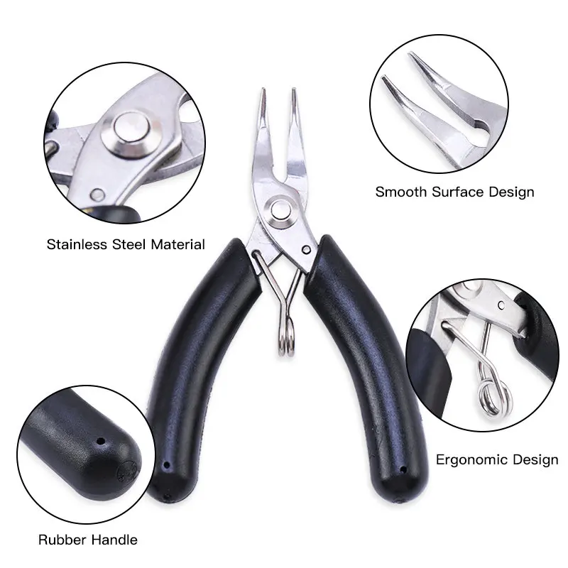 Stainless Steel Pliers Jewelry Making Pliers Tools Wire Cutter for Jewelry Repair Wire Wrapping, Crafts, Jewelry Making Supplies