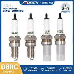 Torch D8RC Spark Plug Replacement for D8EA D8TC 125cc 150cc 200cc 250cc PIT Scooter Quad Dirt Bike ATV Go Kart Moped Scooter