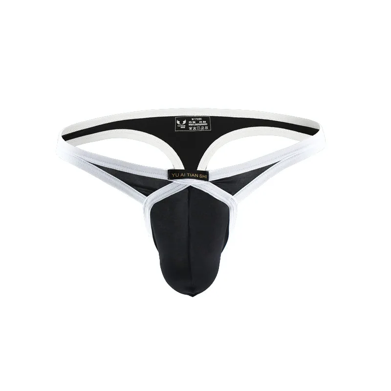 Sous-vêtements sexy pour hommes, slips, solide, gay, tanga, dos nu, jockstrap