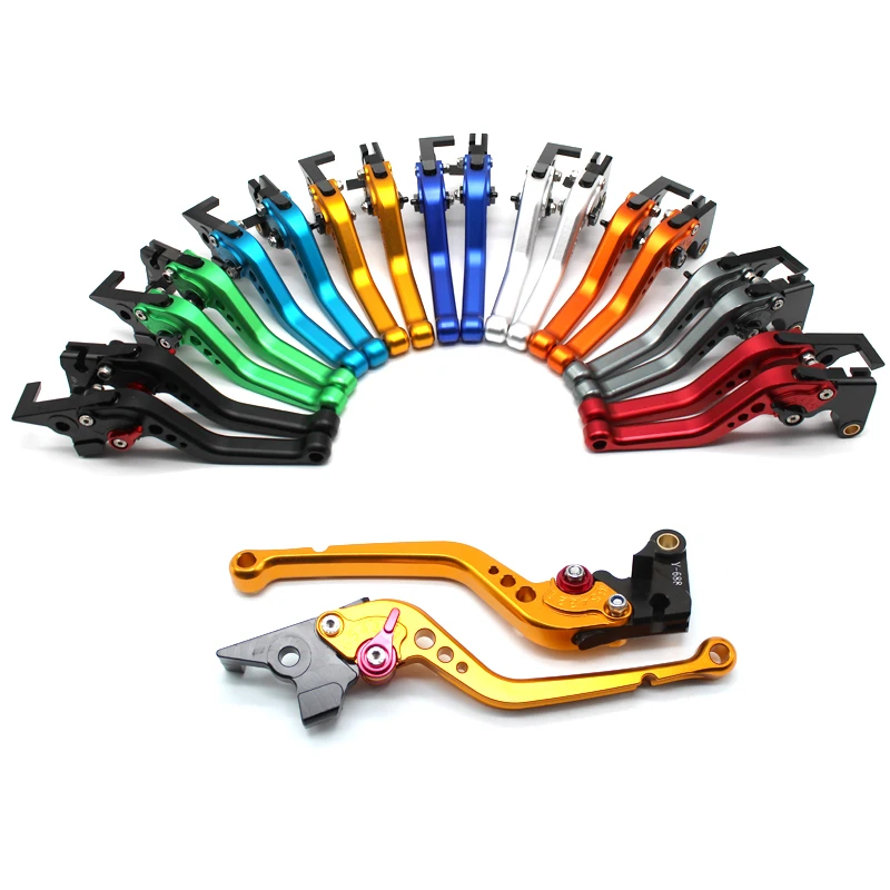 Short/Long Brake Clutch Levers For SUZUKI GZ125 GZ250 MARAUDER 1998-2000, VL125 INTRUDER 2000-2007 Motorcycle Adjustable