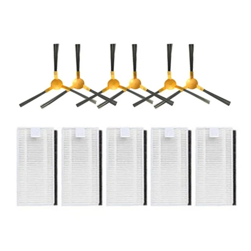 مكنسة كهربائية الجانب فرشاة فلتر Hepa ل تسلا RoboStar iQ300 الروبوتية مكنسة كهربائية أجزاء الملحقات استبدال