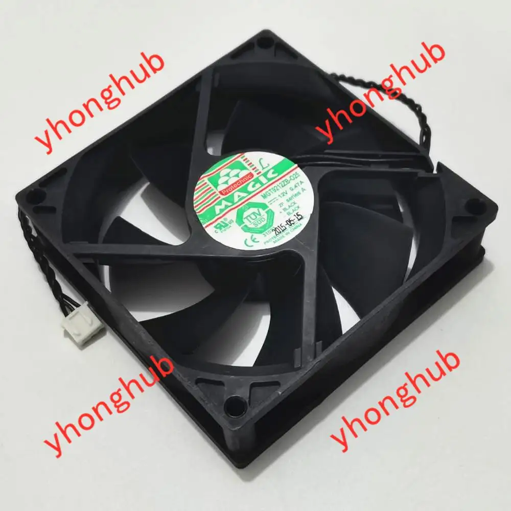 

Magic MGT9212ZB-O25 Server Cooling Fan DC 12V 0.47W 92x92x25mm 3-Wire