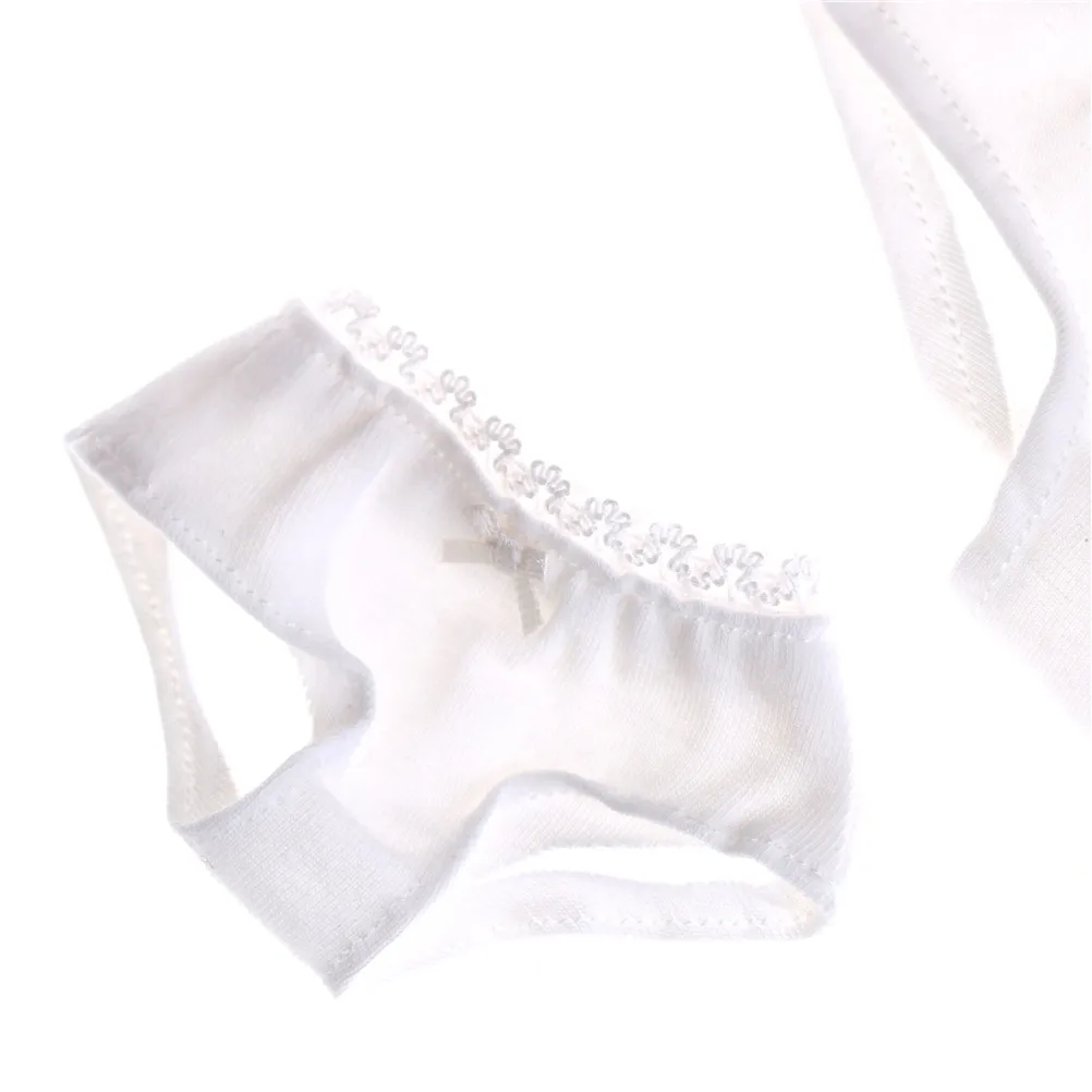 Nuovo 1/3 1/4 1/6 Solido Bianco Biancheria Intima Dei Riassunti per le Bambole Del Bambino Vestiti Della Ragazza Bambole Regalo di Compleanno Accessori