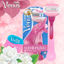 Gillette Venus Breeze Razor 3 Layer Women Shaver Blades Safety Shaving Hair Removal Refills Razor For Girls Bikini Body Curve