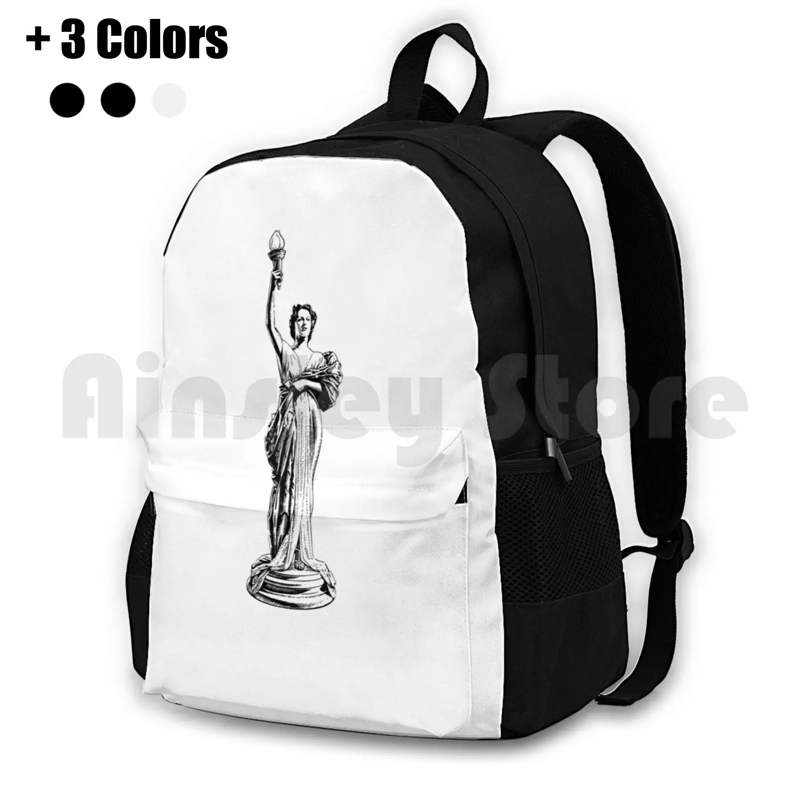 Torch Lady Outdoor Hiking Backpack Riding Climbing Sports Bag Pictures Torch Lady Logo Motion Pictures Movies Film 1945