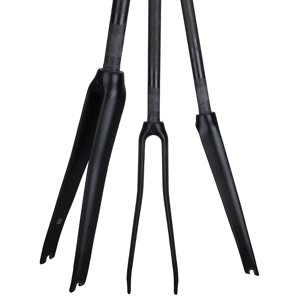 Full Carbon Fiber Bicycle Front Fork, Road Bike, 700C, New Brand, 2022