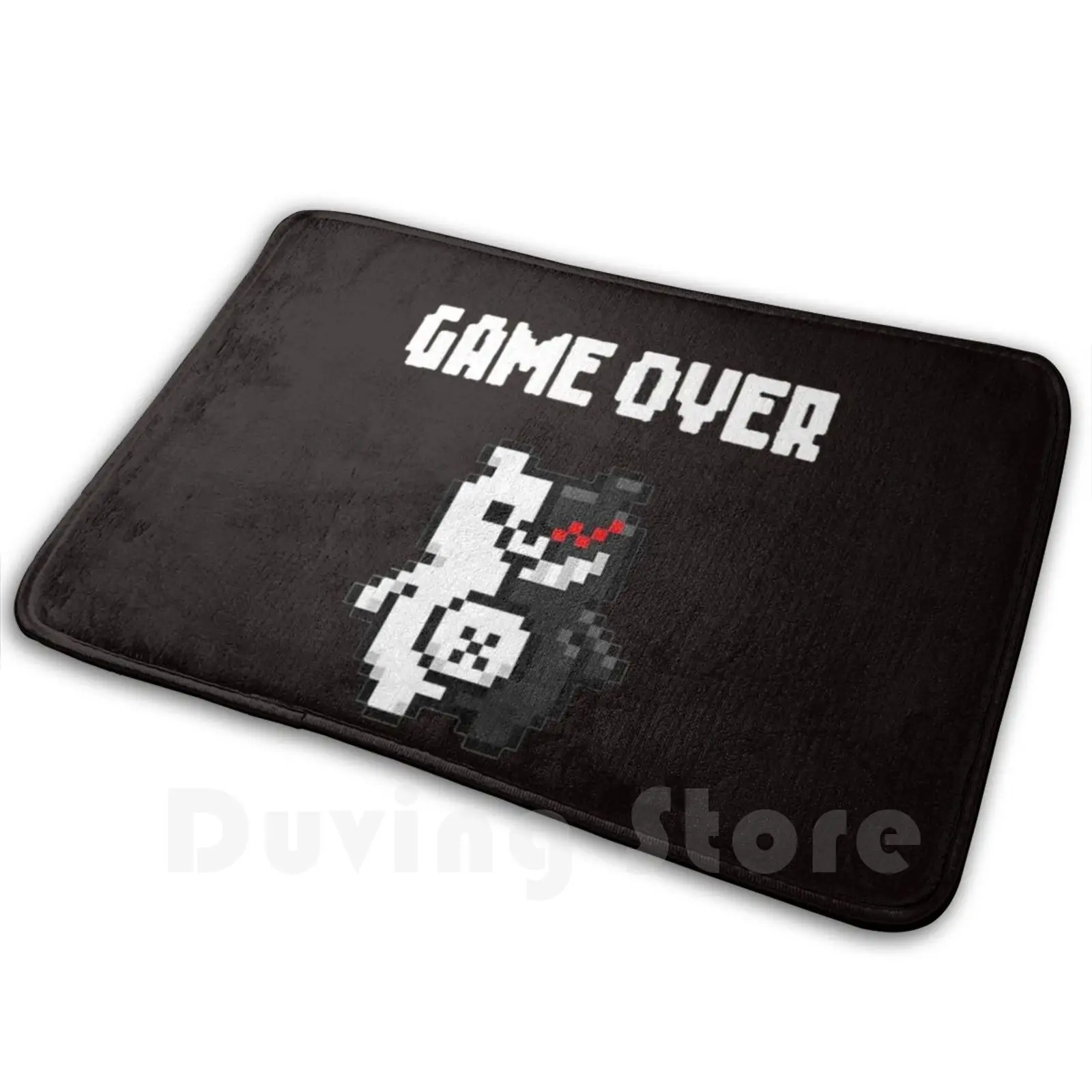 Monokuma Game Over Carpet Mat Rug Cushion Soft Danganronpa Monokuma Game Over Anime