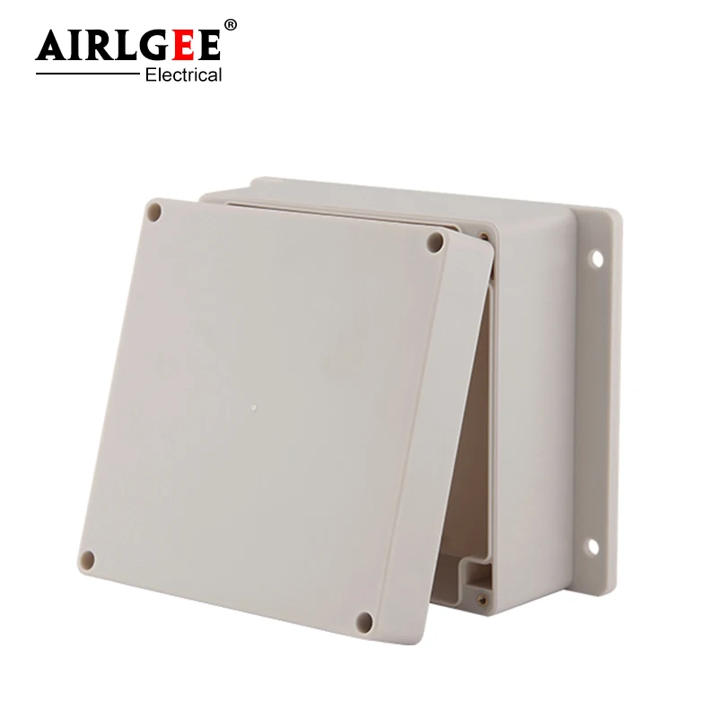 160 * 160 * 90mm with fixed ear outdoor junction box plastic box IP65 waterproof power distribution control box