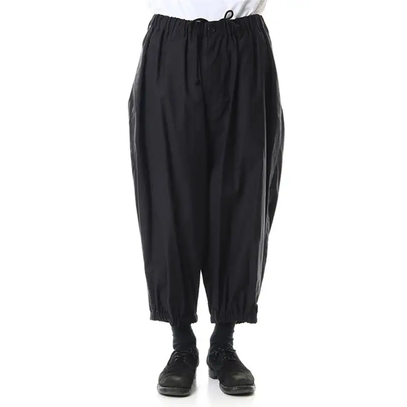 

Men's Casual Pants Spring New Pure Color Loose Wide Leg Pants Radish Nine Minutes Pants Fashion Trend Sports Pants