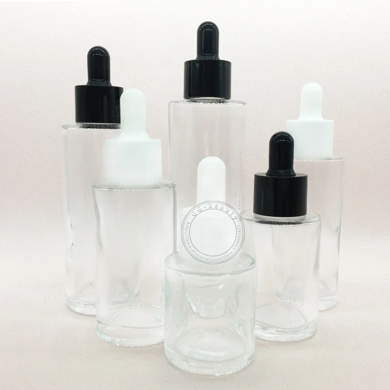 20ml 30ml 60ml 80ml 100ml 120ml cancelam mini garrafas conta-gotas com pipeta frascos cosméticos da amostra do recipiente do perfume do óleo essencial