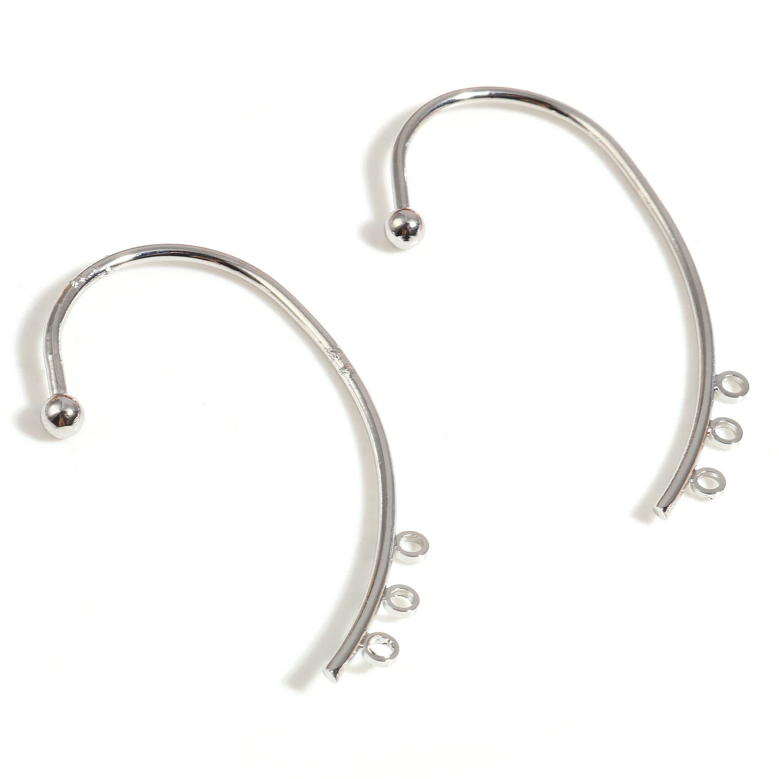 2 PCs Matel Ear Cuff Clip On Stud Wrap Earrings Gold Color Cuff Earring Earcuff Wrap For DIY Earring Clip Jewelry Making