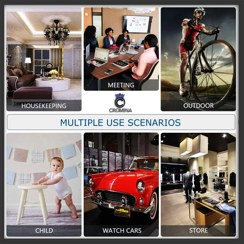 미니 카메라 무선 홈 아파트 사무실 보모 캠 자동차 실내 실외 와이파이 보안 1080P 나이트 비전 모션 감지 라이브