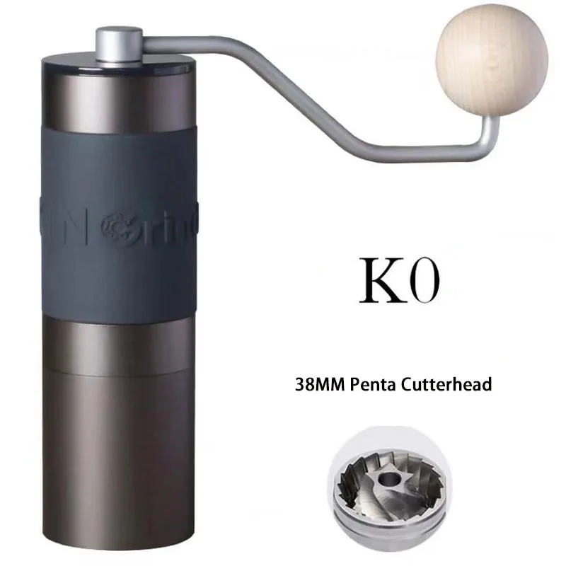 Kingrinder Manual Coffees Grinder High Quality Aluminum Portable Coffee Grinder Burr Coffee Grinders Steel Titanium GrindingCore