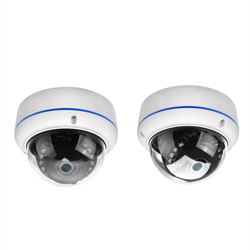 Telecamere di sicurezza IP cablate da 5mp POE 180 gradi grandangolare 1.7MM ONVIF Motion Detection telecamera CCTV di sorveglianza 20M IR per la casa