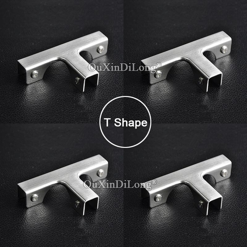 

4PCS Stainless Steel Aquarium DIY Reinforced T Clamps Glass/Acrylic Showcase Clips/Connector,for Glass/Acrylic,No Drilling GF343