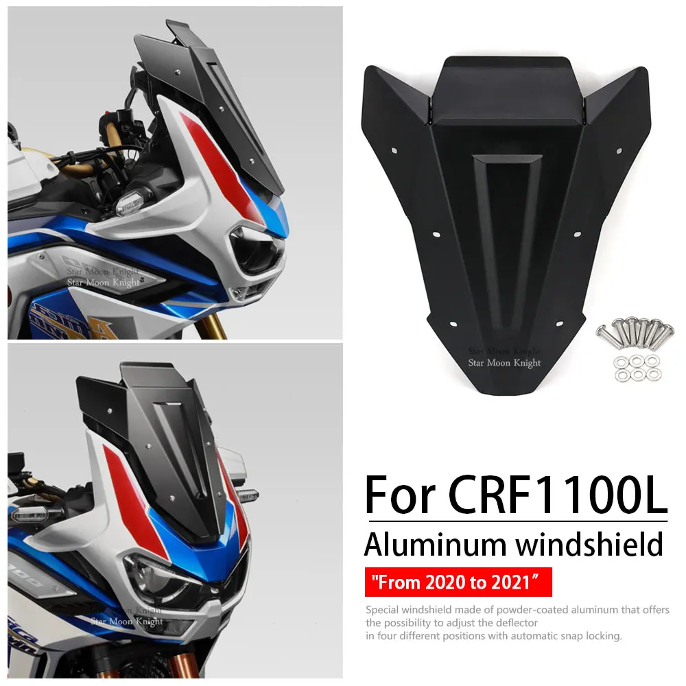 Windshield Windscreen Wind Deflector For Honda Africa Twin CRF 1100 CRF1100 L 1100L CRF1100L 2020 Adventure Sports Motorcycle