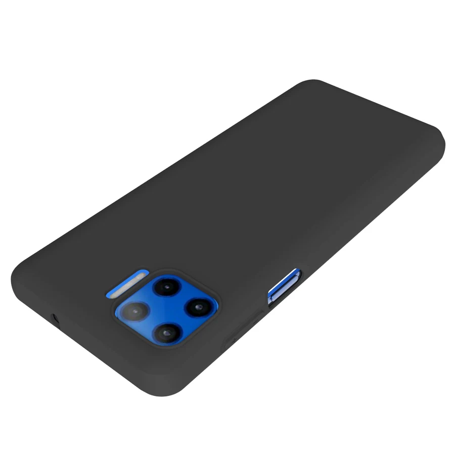 for Moto One 5G Phone Case,Black Matte Non-Slip Skid-proof  Soft TPU Silicone Case Cover for Motorola Moto G 5G Plus