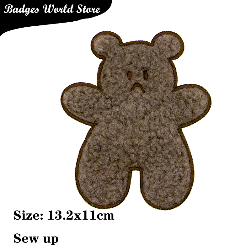 Lettere Dream Bear Player Word ciniglia Icon asciugamano ricamo Applique patch per abbigliamento ferro fai da te su badge sullo zaino