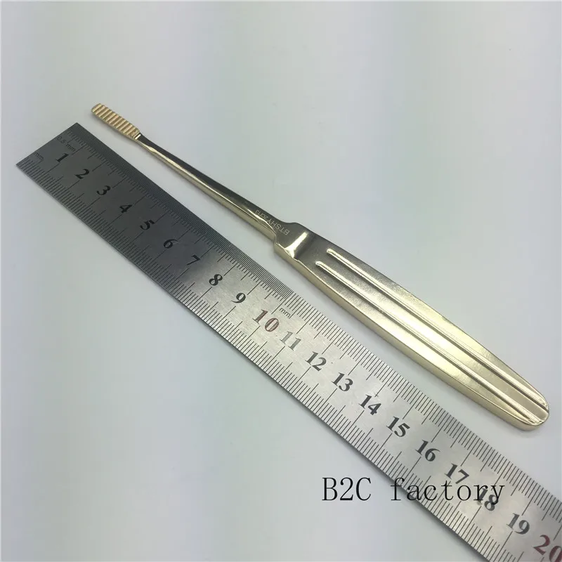 Nasal Rasp Stainless Steel Plastic Surgical Instruments Gold Handle Beauty Plastic tools Facial beauty tools