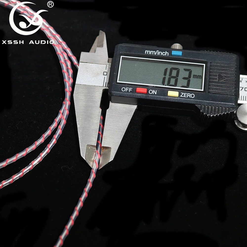 XSSH 오디오 OEM ODM 1코어 단일 코어 OFC 구리 은도금 1.8mm DIY 바나나 플러그 케이블 색상 스피커 코드 케이블 와이어