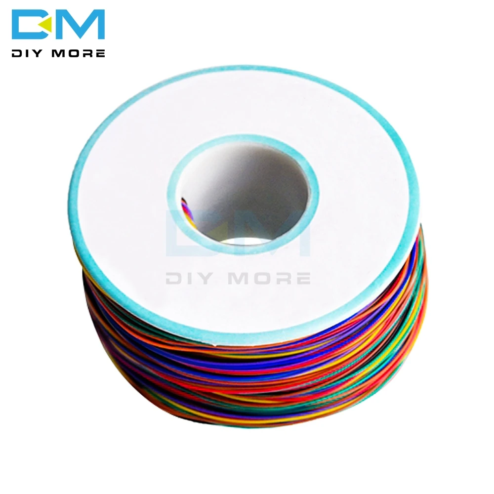 280M 30AWG Wrapping Wire 8 Colors Tin Plated Copper PCB Cable Breadboard Jumper Insulation Electronic Conductor Wire Connector