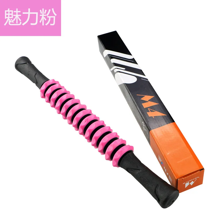 M4 체육관 근육 마사지 롤러 요가 스틱 바디 마사지 릴렉스 도구 근육 롤러 스틱