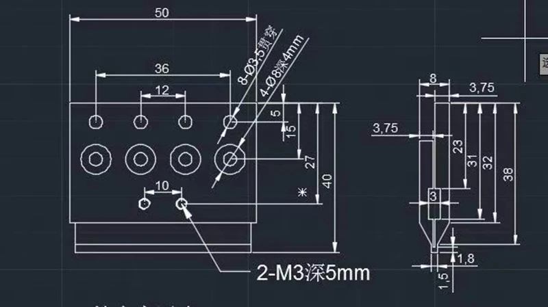 ACF titanium alloy cutter head Haba  LCD repair parts 65MM 1.5MM