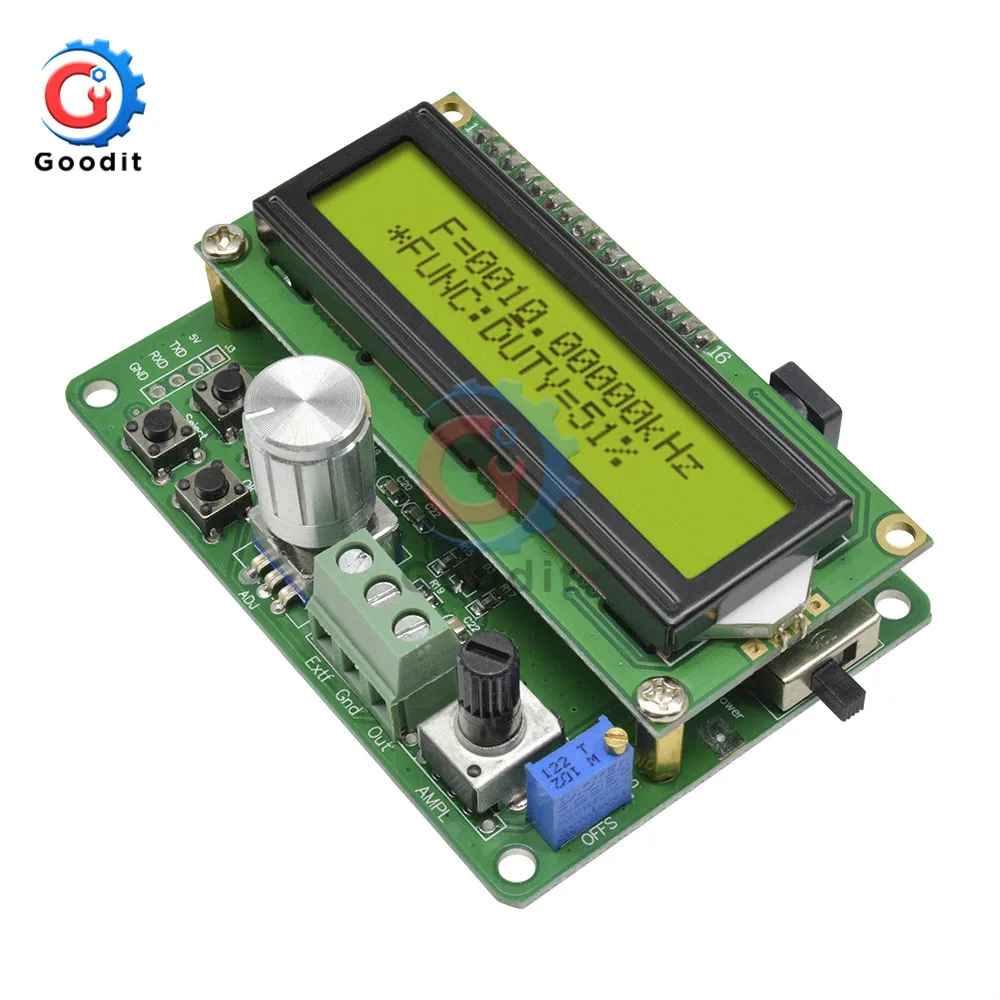 FYE050 DDS Function Signal Generator Random Waveform Triangle Sine Square Sawtooth Wave Duty Cycle Frequency Generator Module