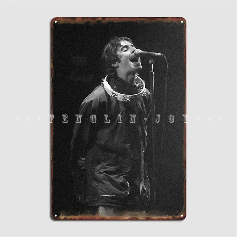 Liam Gallagher Print Metal Plaque Poster Club Home Pub Garage Printing Wall Plaque Tin Sign Posters