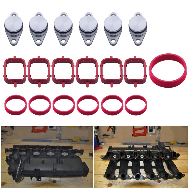 6*22mm / 6* 33mm Swirl Blanks Flaps Repair Delete Kit for BMW E87 E46 E90/91/92 E39 E60/61 E38 E65 E83 E53 E70 M47 M57 ect.