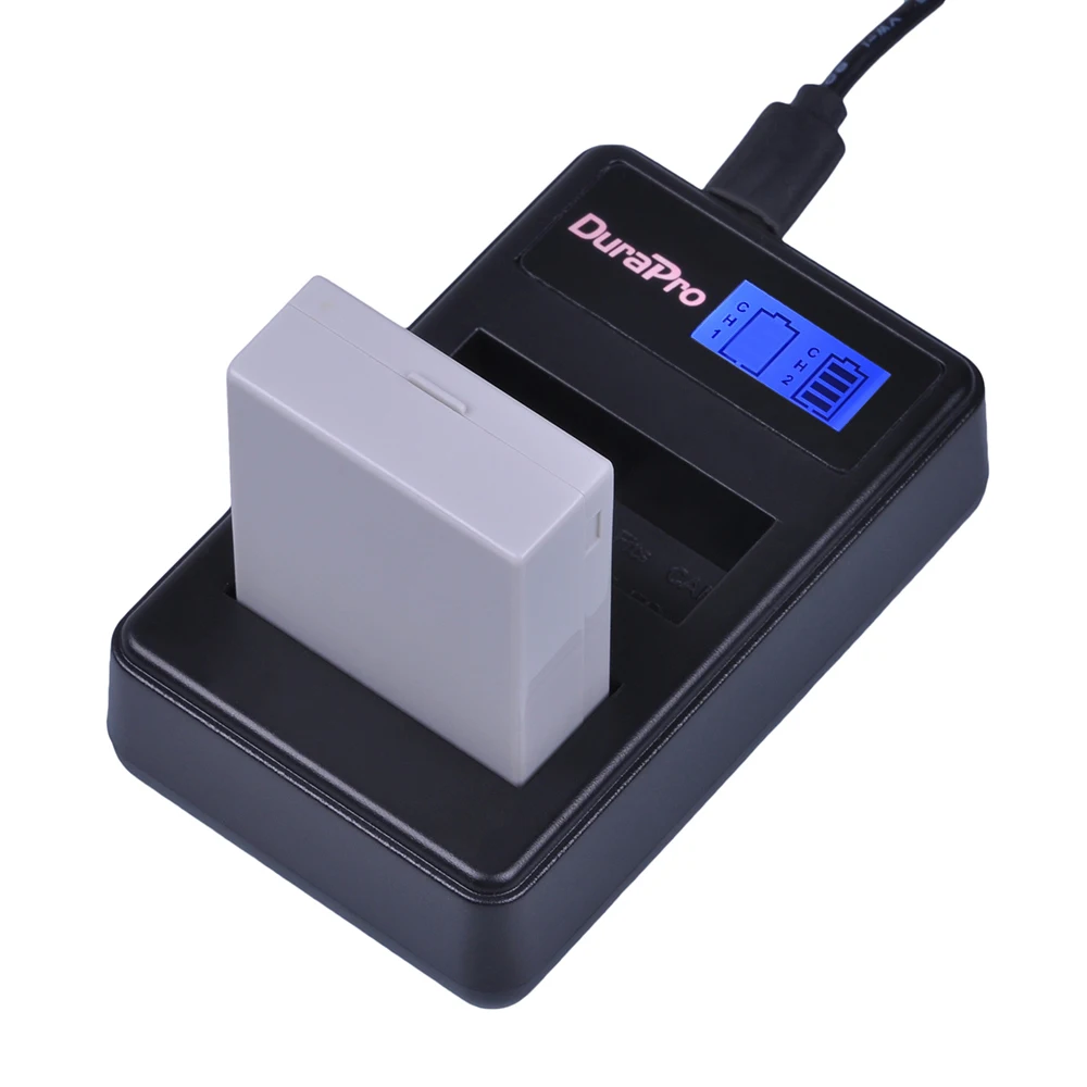 DuraPro LP-E8 BatBR 1800mAh LPE8 Batterie + Chargeur pour IL EOS cape D 600D 650D 700D Kd\'appareils tage X5 X6i X7i Rebel stéroïdes i T3i T4i T5i