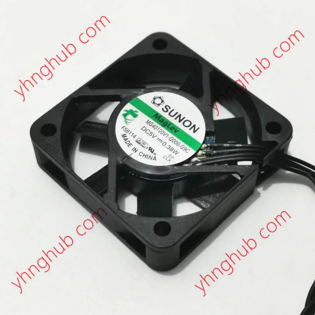 

SUNON MG40100V1-Q000-G9C DC 5V 0,38 W 40x40x10mm 4-проводной вентилятор охлаждения сервера