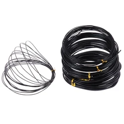 Total 5m (Black) Bonsai Wires Anodized Aluminum Bonsai Training Wire With 5 Sizes (1.0 Mm,1.5 Mm,2.0 Mm 2.5mm .3mm)