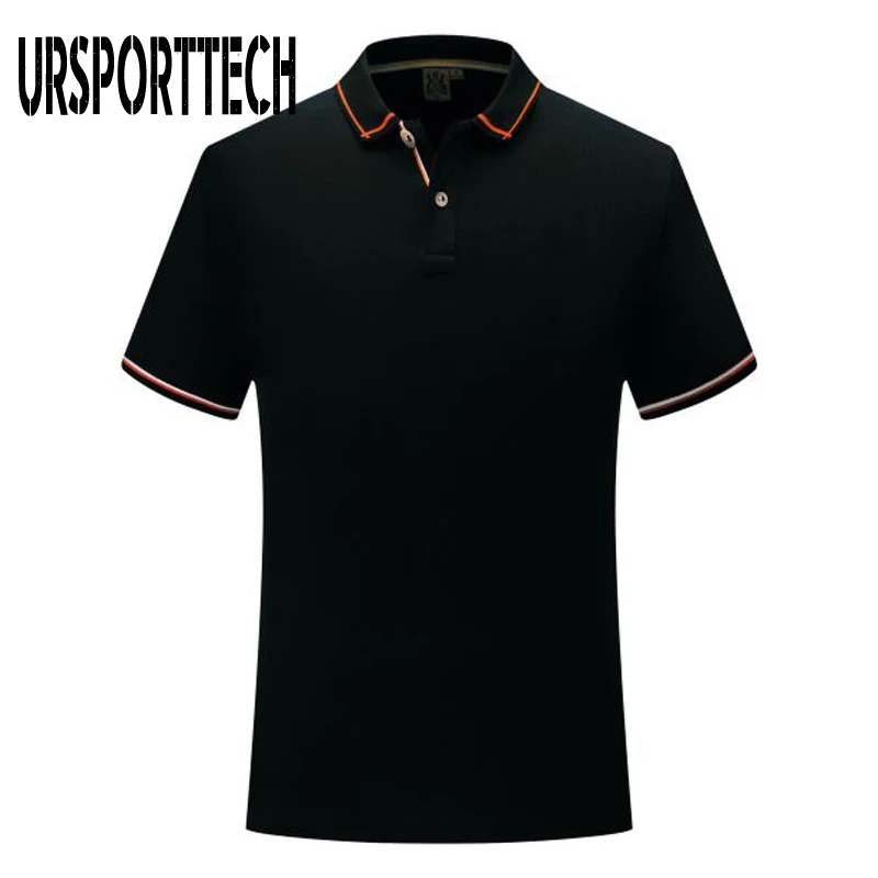 

URSPORTTECH Summer Mens Polo Shirt Brands Cotton Solid Short Sleeve T Fashion Man Polo Shirts Breathable Polo Shirts For Men 4XL