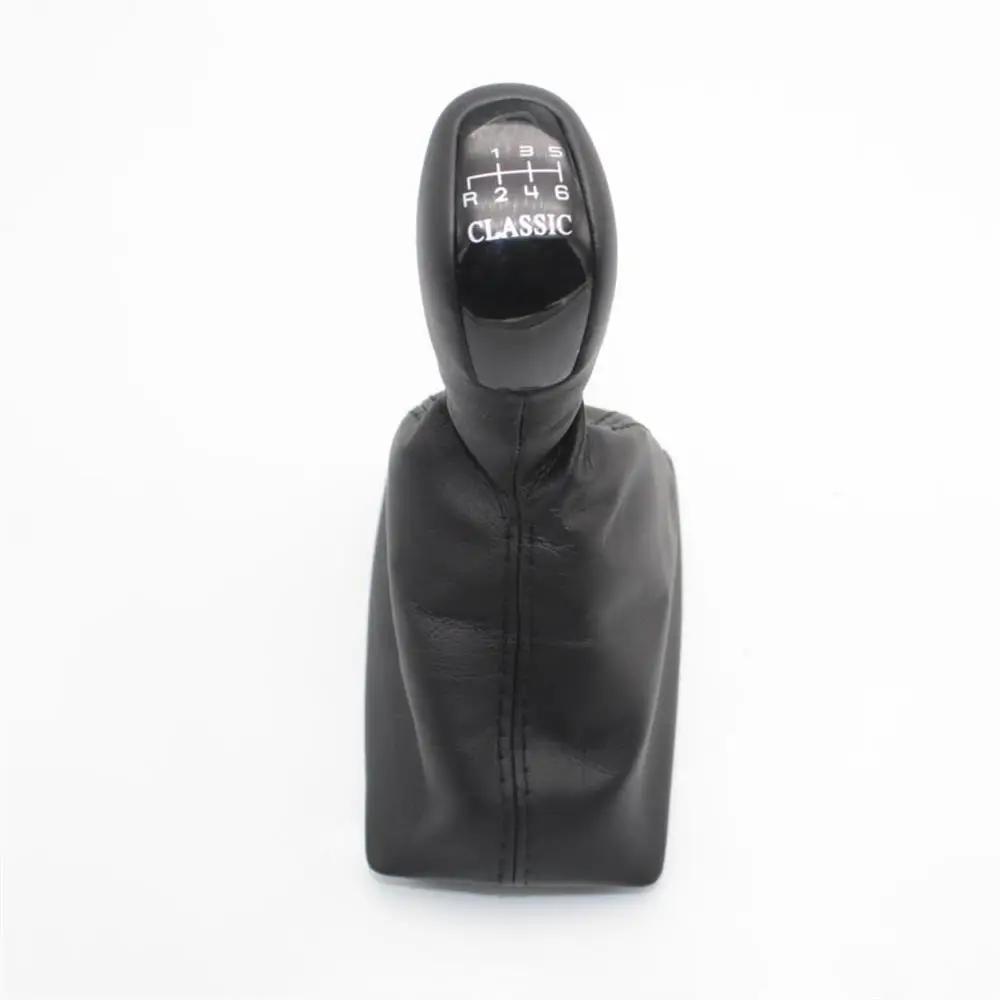 For Mercedes Benz E Class W203 2000 2001 2002 2003 2004 Car 6 Speed Gear Stick Shift Knob Leather Gaitor Boot Classic