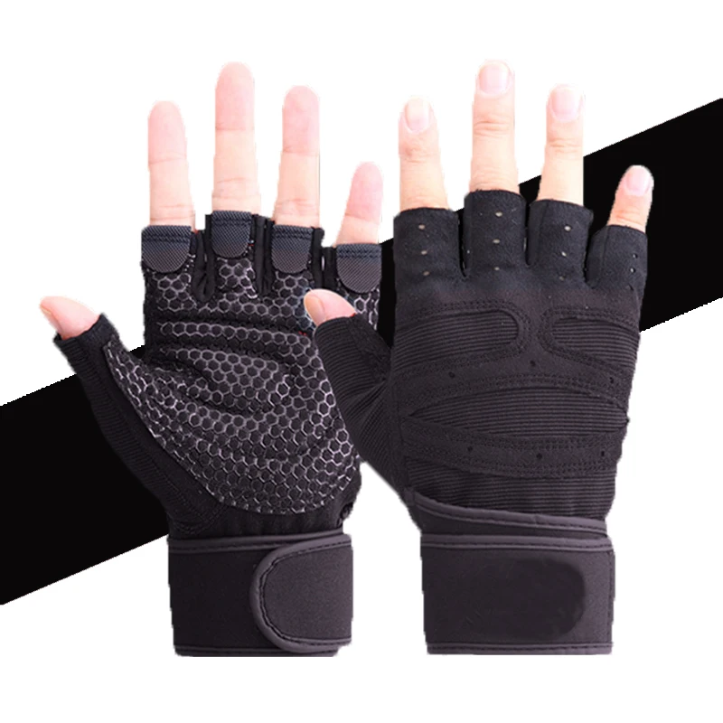 Weight Lifting  Fitness Gloves for Men and Women Gym Cycling Yoga Bodybuilding Training Breathable Anti-slip Half Finger Gloves